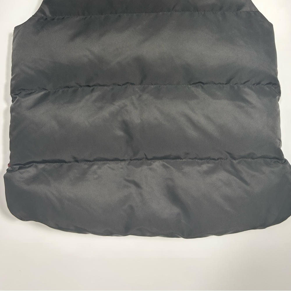 Zadig & Voltaire Fall/Winter 2020 Biker Puffer Vest Jacket Size M Black/Burgundy - Picture 6 of 10